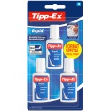 Correctievloeistof Tipp-ex Rapid 20ml blister à 3 stuks