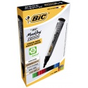 Viltstift Bic 2000 ecolutions rond large assorti doos à 4 stuks