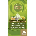 Thee Lipton Exclusive groene thee mandarijn sinaasappel 25 pramidezakjesx2gr