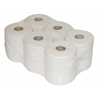 Toiletpapier Euro Products Q5 jumbo klein 2-laags 180m wit 240018