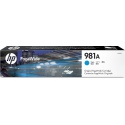 Inktcartridge HP J3M68A 981A blauw