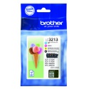 Inktcartridge Brother LC-3213 zwart + 3 kleuren