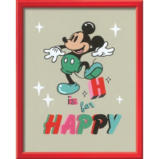 Schilderen op nummers CreArt H is voor Happy