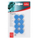 Magneet Nobo 20mm 120gr blauw 8 stuks