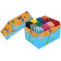 Kleurstiften BicKids visacolor ecolutions XL assorti schoolbox à 144 stuks