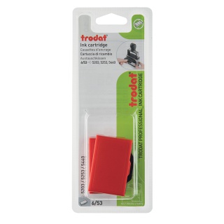 Stempelkussen Trodat Professional 6/53 2 stuks rood