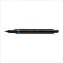 Balpen Parker IM black blue vibrant ring medium blister à 1 stuk