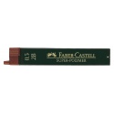Potloodstift Faber-Castell 0.5mm 2B super-polymer koker à 12 stuks
