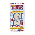 Chocoladeletter Tony's Chocolonely wit pepernoot S 180gr