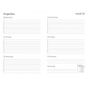 Schoolagenda 2025-2026 Ryam docenten 7dagen/2pagina's spiraal zwart