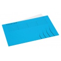 Vouwmap Secolor Folio gelijk 225gr blauw