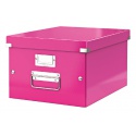 Opbergbox Leitz WOW Click & Store 281x200x370mm roze