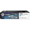 Inktcartridge HP L0R13A 981Y blauw