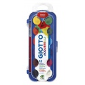 Gouache Giotto 30mm doos à 12 kleuren met penseel