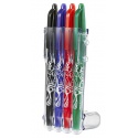 Rollerpen PILOT friXion medium basis assorti Set2Go à 4 stuks