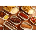 Snackbakje IEZZY A23 suikerriet PFAS-vrij 176x92x32mm 50 stuks
