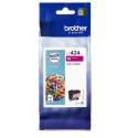 Inktcartridge Brother LC-424M rood