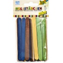 Stokje Folia hout assorti 50 stuks