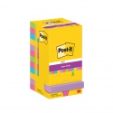 Memoblok 3M Post-it 654 Super Sticky 76x76mm 90 vel rainbow