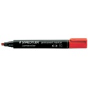 Viltstift Staedtler Lumocolor 350 permanent schuin rood