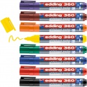 Viltstift edding 360 whiteboard rond 1.5-3mm assorti set à 8 stuks