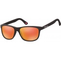 Zonnebril Montana met Revo rood glas mat zwart
