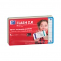 Flashcard Oxford 2.0 75x125mm 80 vel 250gr lijn assorti