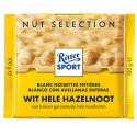 Chocolade Ritter Sport wit-hele hazelnoot 100gr