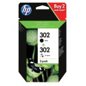 Inktcartridge HP X4D37AE 302 zwart+kleur