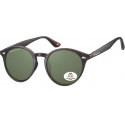 Zonnebril Montana met groen G15 gepolariseerd rond glas turtle