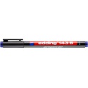 Viltstift edding 143 schuin 1-3mm blauw