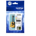 Inktcartridge Brother LC-421XL zwart + 3 kleuren