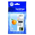 Inktcartridge Brother LC-3211 Zwart + 3 kleuren