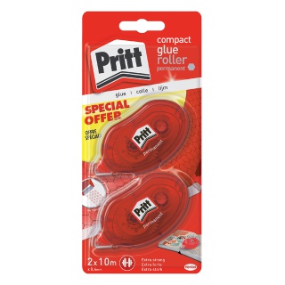 Lijmroller Pritt Compact permanent 2e halve prijs op blister