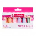 Acrylverf Talens Art Creation Pastel 12ml set à 6 kleuren