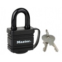 Hangslot MasterLock stiftcilinder gelamineerd staal 40mm