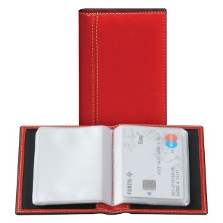 Creditkaart etui Palermo 40stuks rood