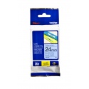 Labeltape Brother P-touch TZE-551 24mm zwart op blauw