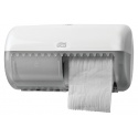 Toiletpapierdispenser Tork T4  Elevation twin verticaal wit 557000