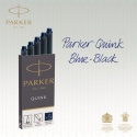 Inktpatroon Parker Quink blauwzwart blister à 10 stuks