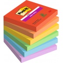 Memoblok 3M Post-it 654 Super Sticky 76x76mm PLAY