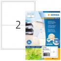 Etiket HERMA recycling 10735 199.6x143.5mm 160stuks wit