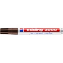 Viltstift edding 3000 rond 1.5-3mm donkerbruin