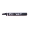 Viltstift Pentel N60 schuin 1.2-6mm zwart