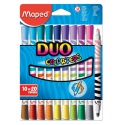 Viltstift Maped Color'Peps Duo Colors set á 10 stuks assorti