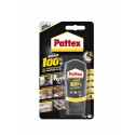 Alleslijm Pattex 100% tube 50 gram op blister