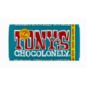 Chocolade Tony's Chocolonely melk pennywafel reep 180gr