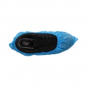 Schoenovertrek CMT 40mu geruwd maat 36-42 CPE blauw 100 stuks