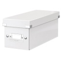 CD-opbergdoos Leitz Click & Store WOW  gerecycled karton 143x136x352mm wit