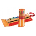 Fineliner STABILO point 88/30 rollerset oranje/rood fijn assorti etui à 30 stuks